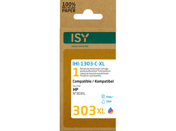 Bild 1 von ISY IHI-1303-C_XL Tintenpatrone Mehrfarbig, Mehrfarbig