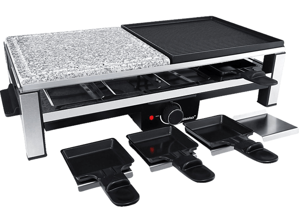 Bild 1 von STEBA RC 108 Multi Raclette, Schwarz/Edelstahl
