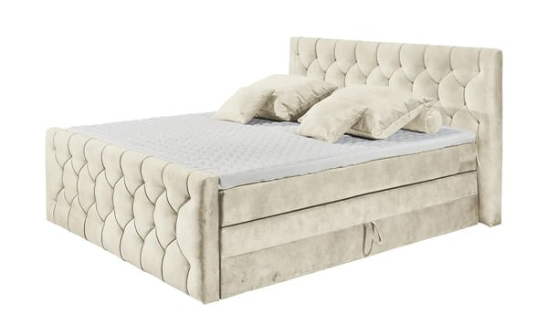 Bild 1 von Boxspringbett  Cashfield ¦ creme ¦ Maße (cm): B: 200 H: 113 Betten > Boxspringbetten - Sconto