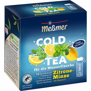 Meßmer Cold Tea Zitrone-Minze
