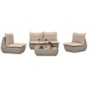 Bild 1 von Garden FLAIR Loungemöbel Set EMMA 4-teilig beige-grau