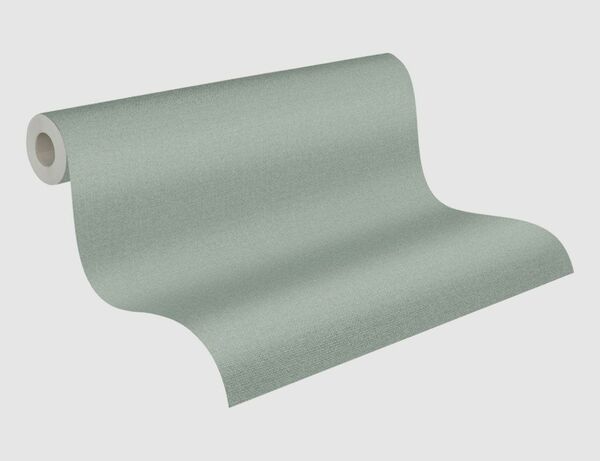 Bild 2 von Vliestapete Uni Grün