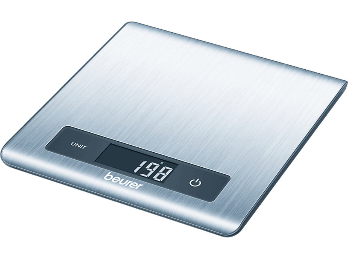 Bild 1 von BEURER 706.51 KS 51 Küchenwaage, Max. Tragkraft: 5 kg, Edelstahl