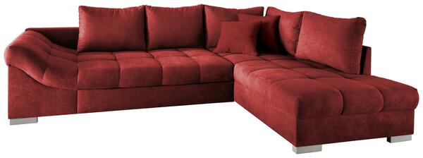 Bild 1 von Wohnlandschaft Alvito Rot Nylon/Mikrofaser, Rot