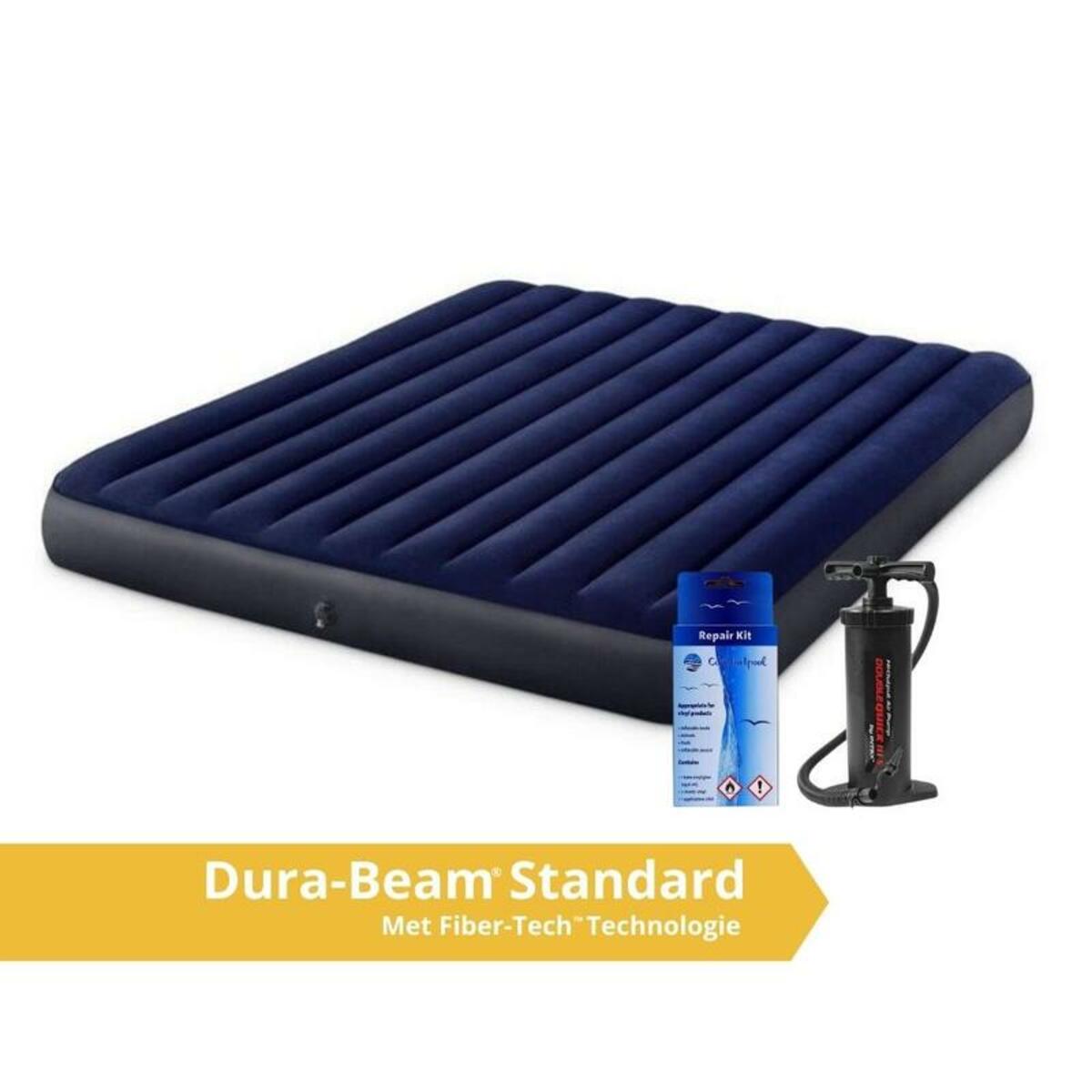 Bild 1 von INTEX Classic Downy - Luftmatratze -203x183x25cm - Einschließlich Zubehör