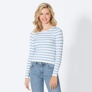 Bild 1 von Damen-Shirt mit Streifenmuster ,Blue