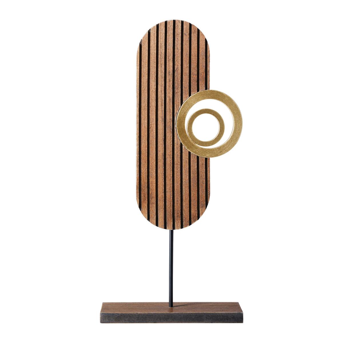 Bild 1 von Skulptur Dana in Braun/Goldfarben, Braun, Goldfarben