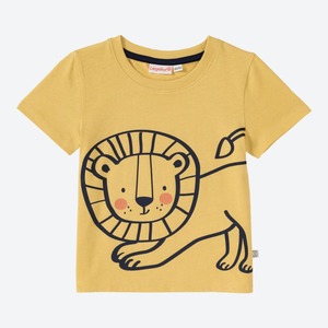 Baby-Jungen-T-Shirt mit Löwen-Aufdruck ,Dark-yellow