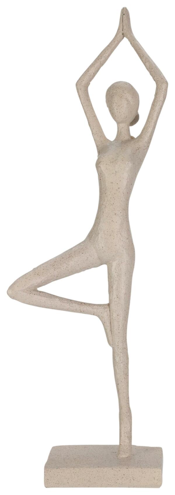 Bild 1 von Skulptur Yoga in Sandfarben, Sandfarben