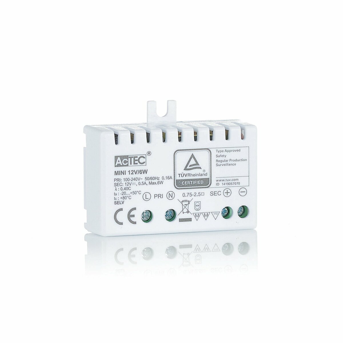 Bild 1 von AcTEC Mini LED-Treiber CV 12V, 6W, IP20