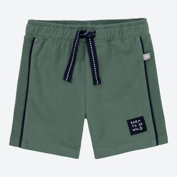 Bild 1 von Baby-Jungen-Shorts mit Struktur-Einsätzen ,Dark-green