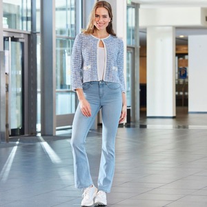 Damen-Jeans im Bootcut-Style ,Light-blue