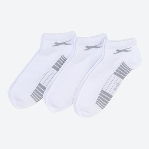 Slazenger Damen-Sport-Sneaker-Socken, 3er-Pack ,White