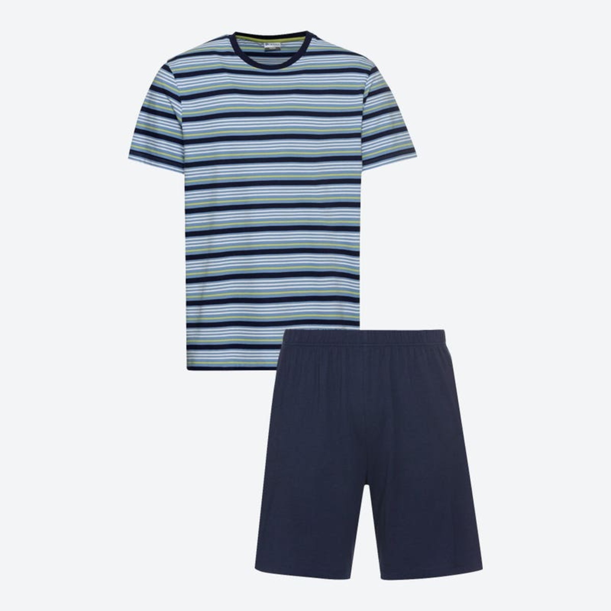Bild 1 von Herren-Shorty mit Streifenmuster, 2-teilig ,Dark-blue