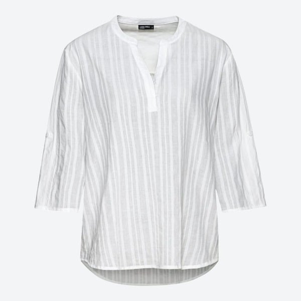 Bild 1 von Damen-Bluse mit Struktur-Muster ,White