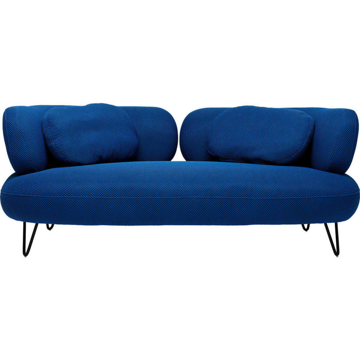 Bild 1 von Kare-Design 2-Sitzer-Sofa, Blau, Textil, Füllung: Polyurethan (Pur), 182x72x94 cm, Wohnzimmer, Sofas & Couches, Sofas, 2-Sitzer Sofas