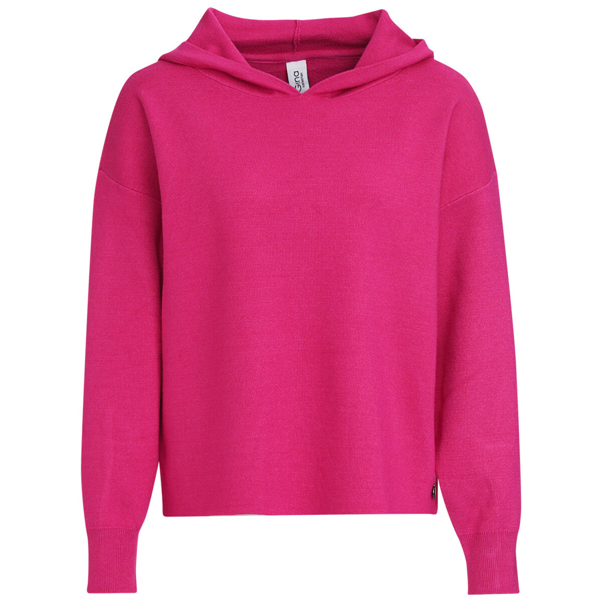 Bild 1 von Damen Strickhoodie unifarben PINK