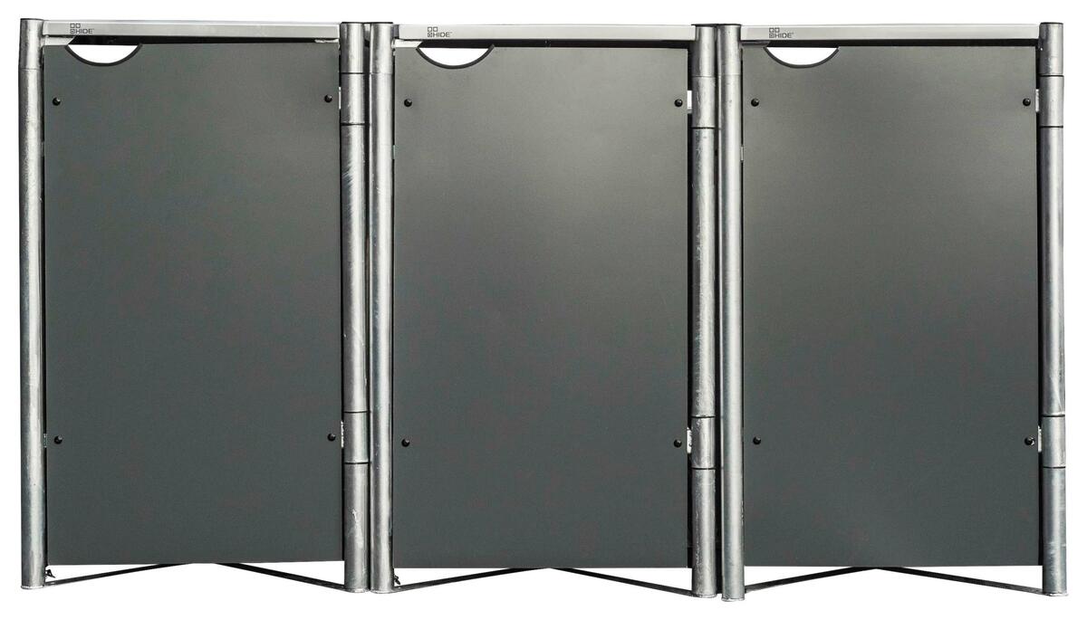 Bild 1 von MÜLLTONNENBOX HIDE MÜLLTONNENBOX 240L 3ERBOX, Grau