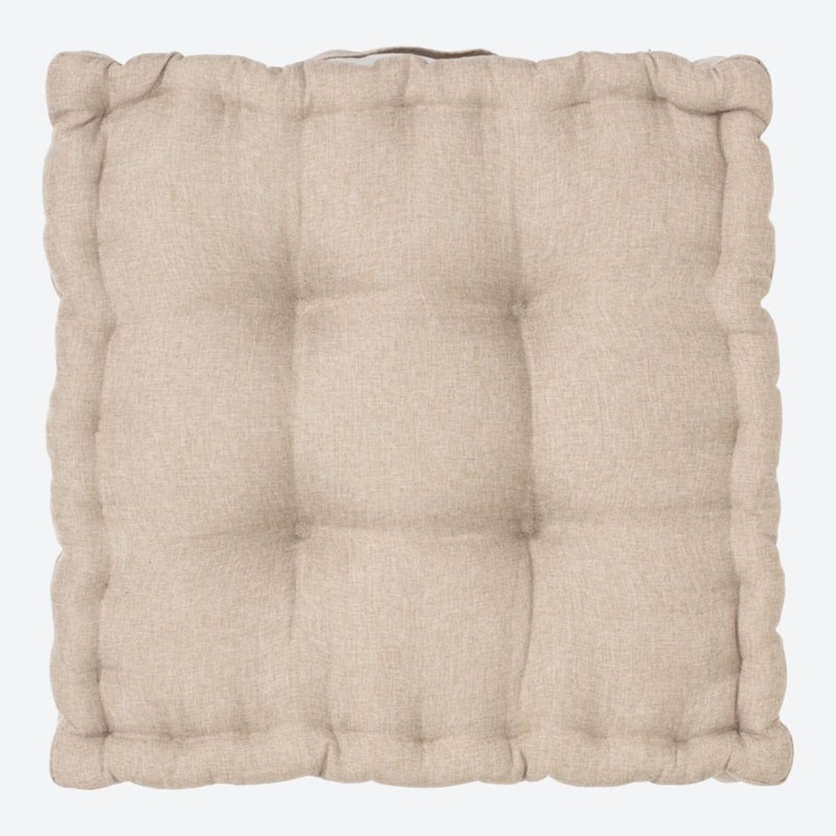 Bild 1 von Stuhlkissen mit 4-Punkt-Steppung, ca. 40x40x6cm ,Ecru