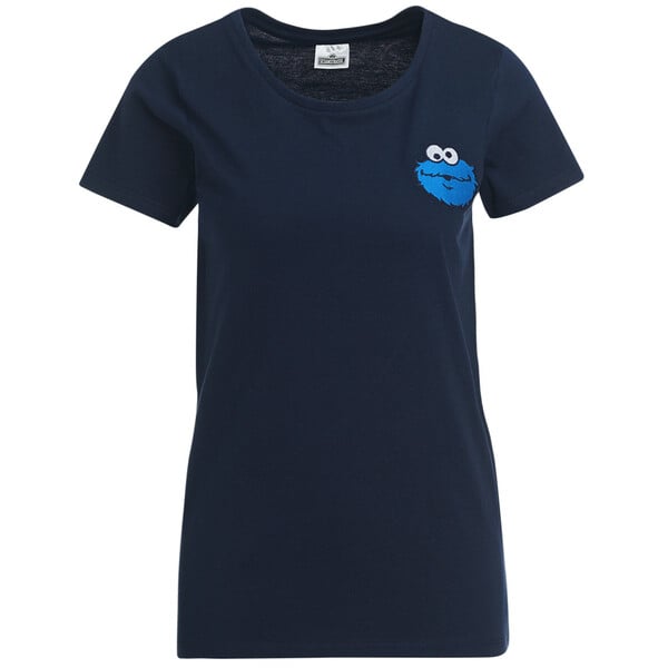 Bild 1 von Sesamstraße T-Shirt mit Applikation DUNKELBLAU