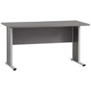 Bild 1 von Mid.you Schreibtisch, Hellgrau, Metall, rechteckig, Kufe, Wange, 65x72.2x140 cm, Arbeitszimmer, Schreibtische, Bürotische