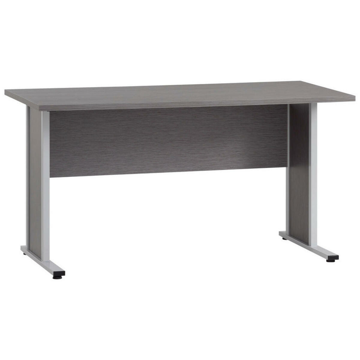 Bild 1 von Mid.you Schreibtisch, Hellgrau, Metall, rechteckig, Kufe, Wange, 65x72.2x140 cm, Arbeitszimmer, Schreibtische, Bürotische