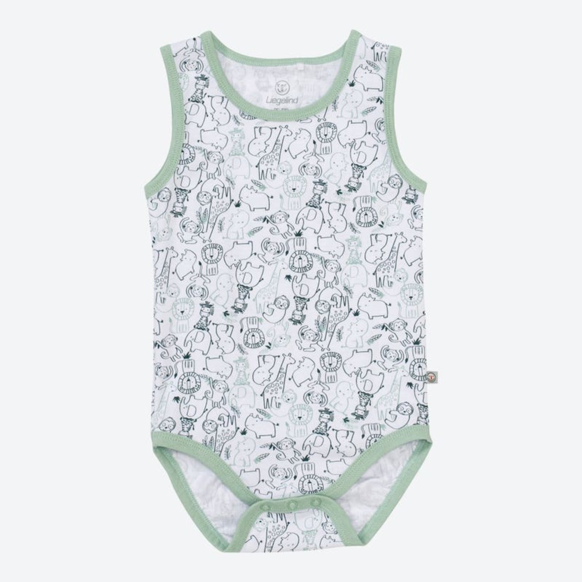 Bild 1 von Baby-Jungen-Body mit Tier-Design ,White