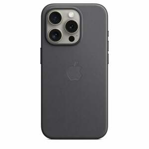 iPhone 15 Pro Feingewebe Case mit MagSafe - Schwarz