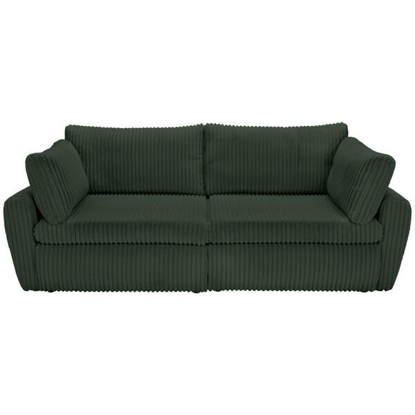 Bild 1 von Carryhome Schlafsofa, Dunkelgrün, Textil, 2-Sitzer, Füllung: Schaumstoff, 240x90x120 cm, Stoffauswahl, Liegefunktion, Schlafen auf Sitzhöhe, Rücken echt, Kinder- & Jugendzimmer, Jugendmöbel, Jug