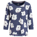 Bild 1 von Damen Schlafshirt mit Blumen-Print DUNKELBLAU / WEISS