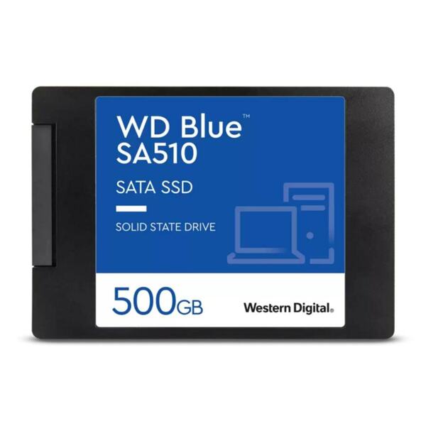 Bild 1 von WD Blue 500GB SA510 Sata3 2,5" 7mm WDS500G3B0A Interne SSD-Festplatte