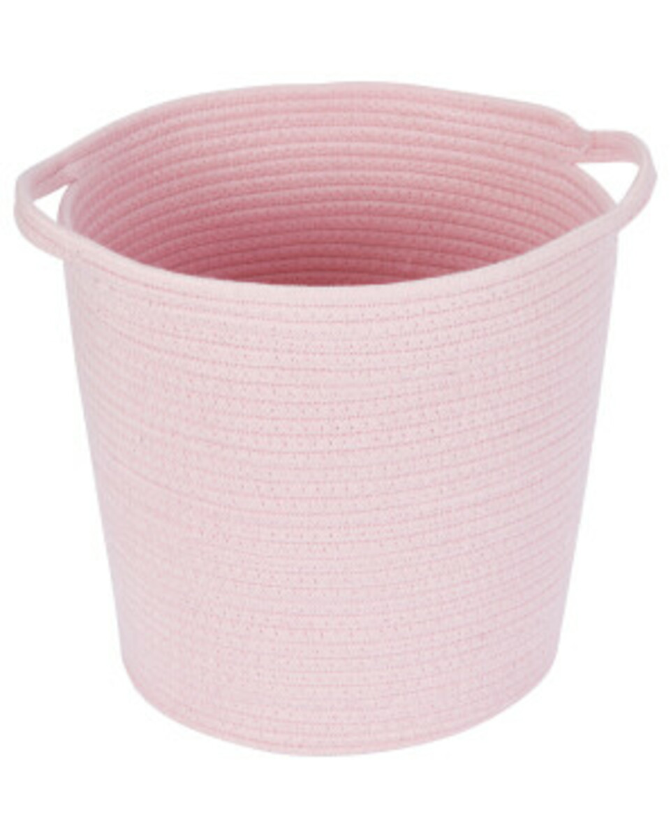Bild 1 von Geflochtener Aufbewahrungskorb
       
      ca. 28 x 28 cm
     
      rosa