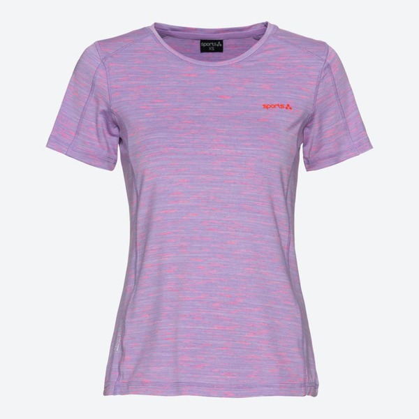 Bild 1 von Damen-Fitness-T-Shirt in Space-Dye-Optik ,Light-violet