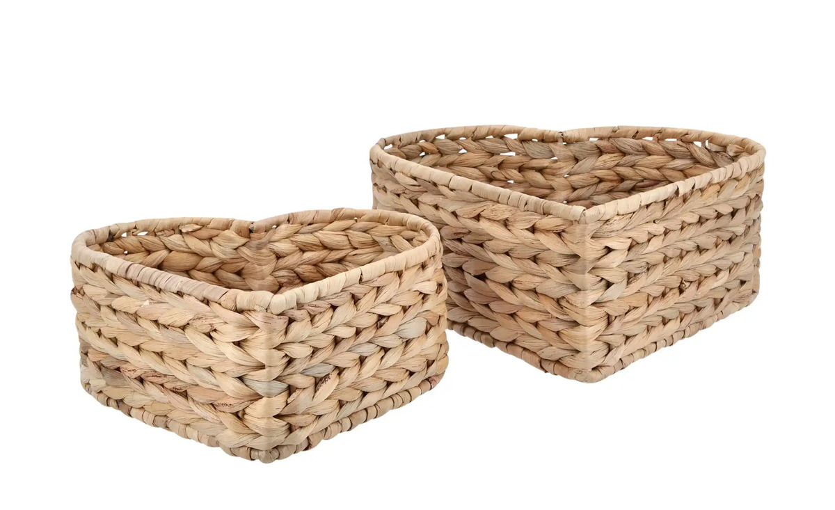 Bild 2 von Aufbewahrungskorb, 2er Set Herz