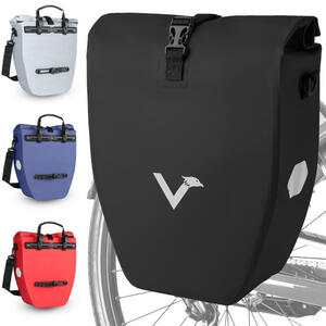 VALKENTAL ValkBasic - Wasserdichte Fahrradtasche & Gepäckträgertasche: Groß und praktisch
