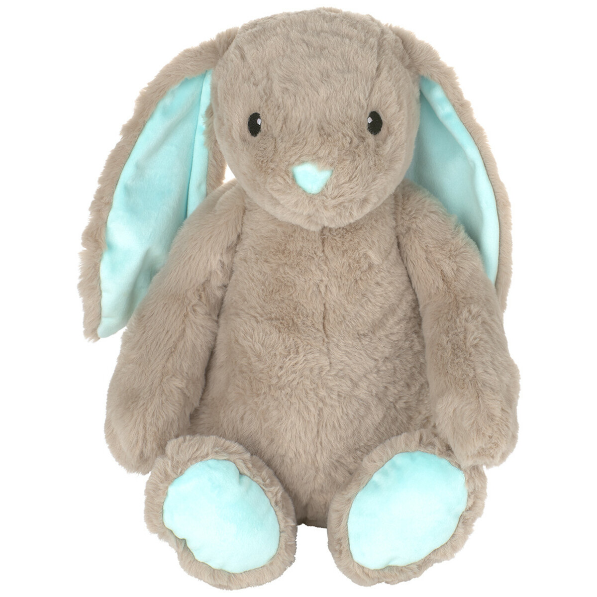 Bild 1 von Großer Plüschhase mit Schlappohren BEIGE / HELLBLAU