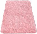 Bild 1 von Badematte Lagos 750 Paco Home, Höhe 24 mm, rutschhemmend beschichtet, fußbodenheizungsgeeignet, Polyester, rechteckig, Badteppich, Uni Farben, besonders weich durch Mikrofaser, Rosa