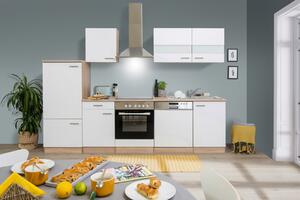 KÜCHENLEERBLOCK LBKB280ESW, Weiß, Eichefarben