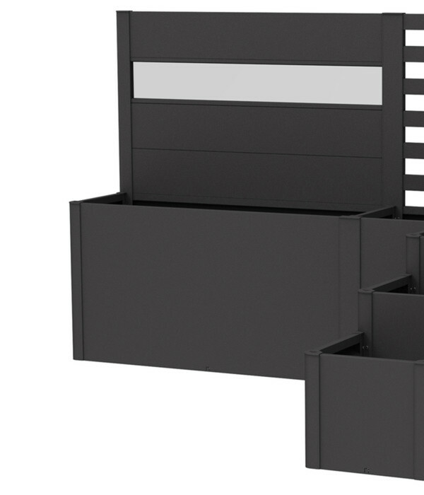 Bild 3 von Biohort Hochbeet DaVinci Version 2, dunkelgrau-metallic, ca. B250/H168/T201 cm