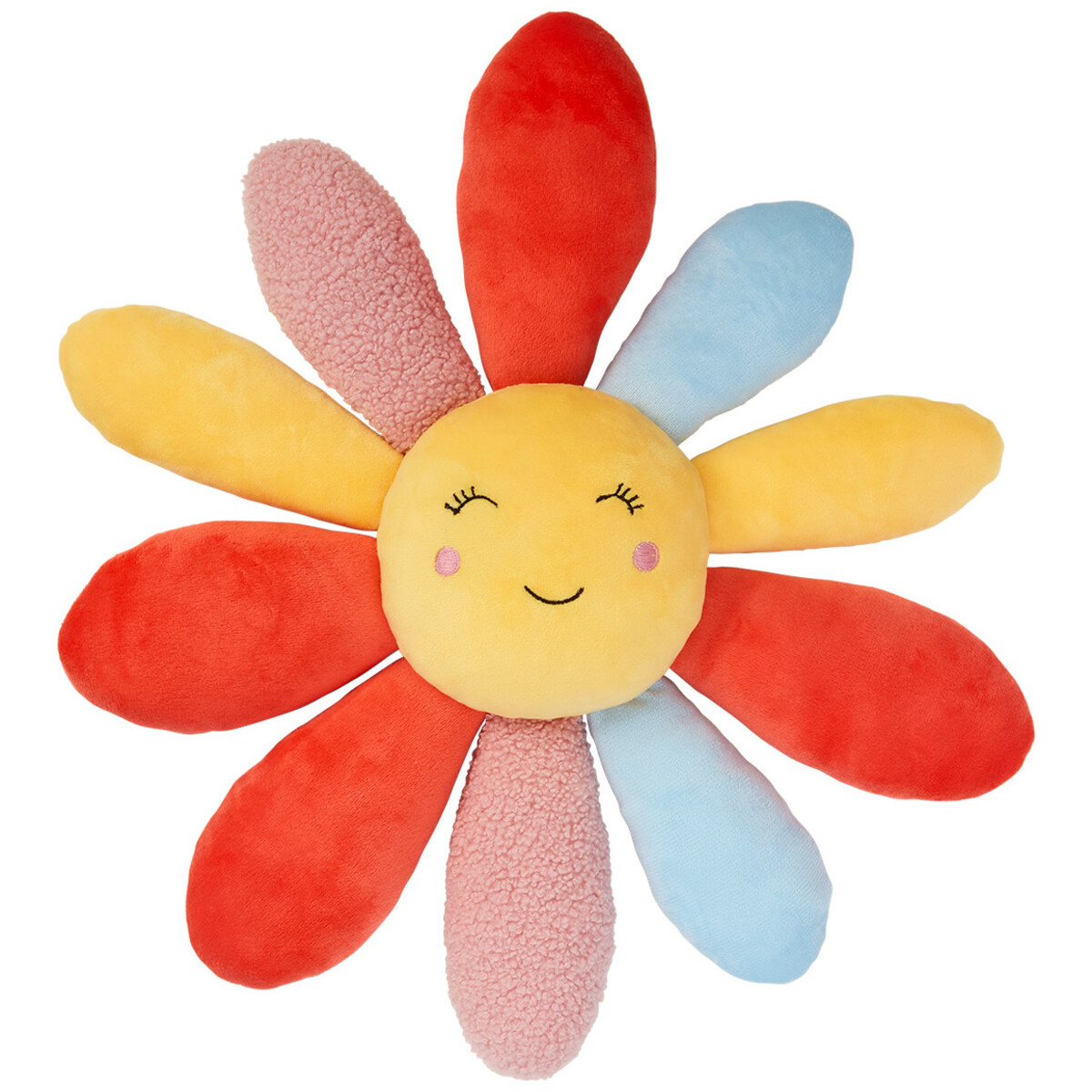 Bild 1 von Figurenkissen Blume GELB / ROT / HELLBLAU