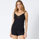 Bild 1 von Damen-Schlaf-Top, Mix&Match ,Black