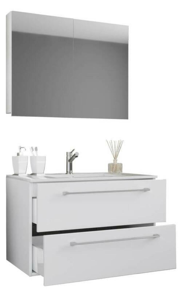 Bild 1 von Badezimmer ''Badinos'', in Weiß, 3-tlg, Weiß