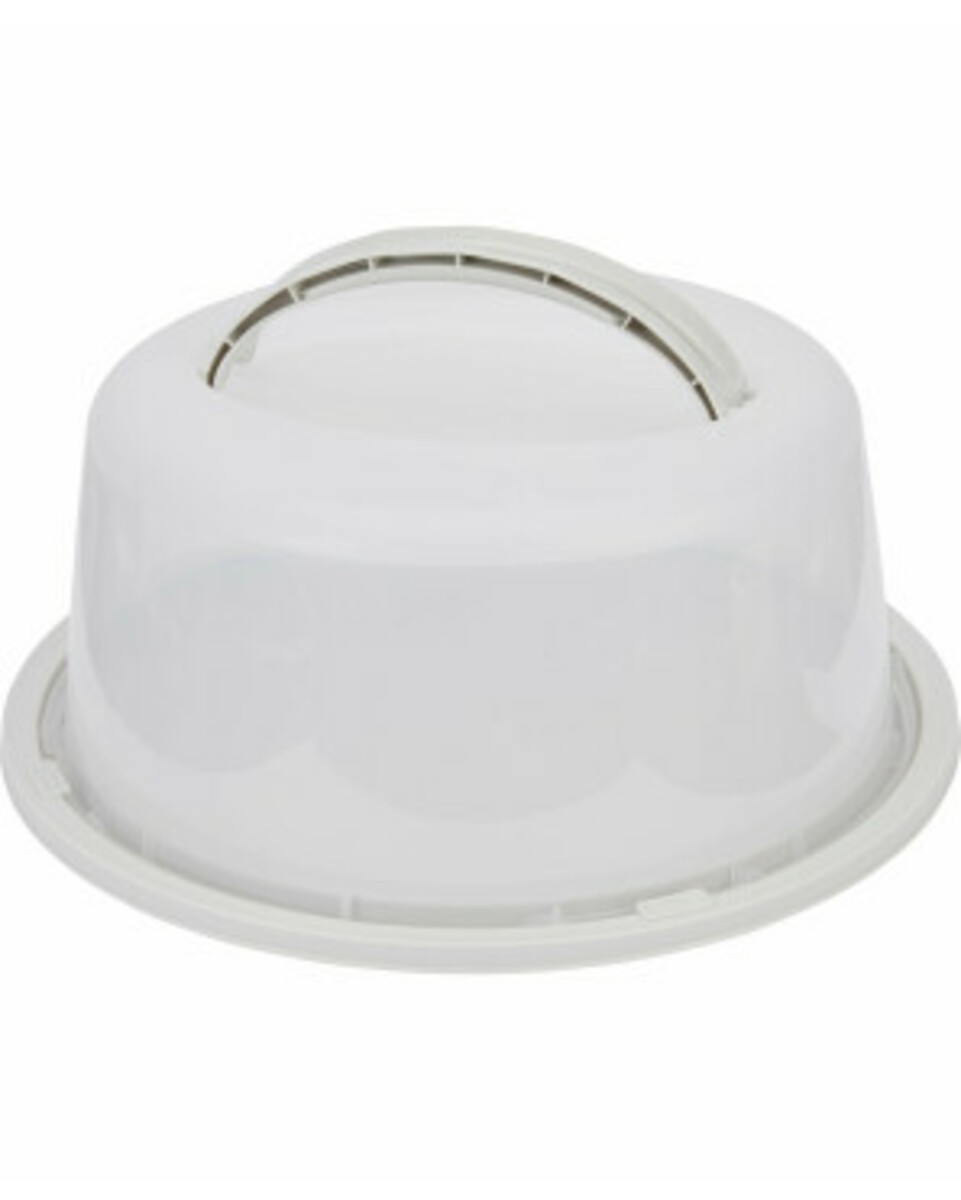 Bild 1 von Tortenbehälter mit Tragegriff
       
      ca. 30 x 17 cm
     
      grau