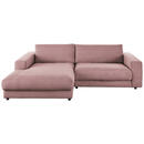 Bild 1 von Pure Home Lifestyle Ecksofa 979, Rosa, Textil, 2-Sitzer, Ottomane links, L-Form, 250x190 cm, Blauer Engel, Goldenes M, Oeko-Tex® Standard 100, DGM-Klimapakt, DGM-Emissionslabel, Stoffauswahl, seiten