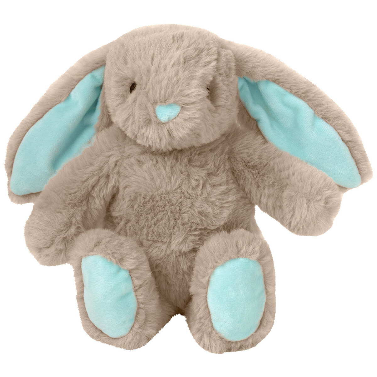 Bild 1 von Kleiner Plüschhase mit Schlappohren BEIGE / HELLBLAU