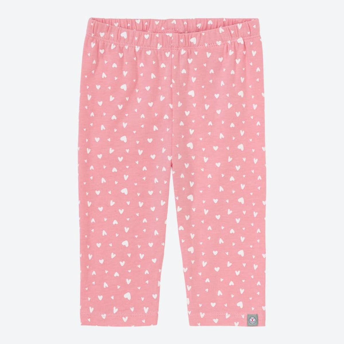 Bild 1 von Baby-Mädchen-Caprihose mit Herzmuster ,Light-rose