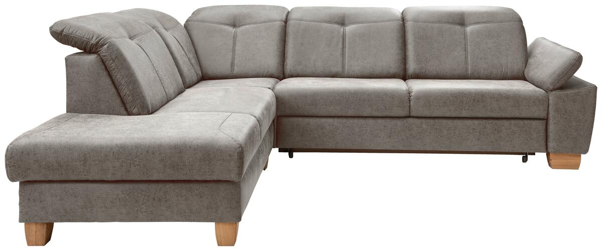 Bild 1 von Wohnlandschaft Manduria Grau Mikrofaser, Grau