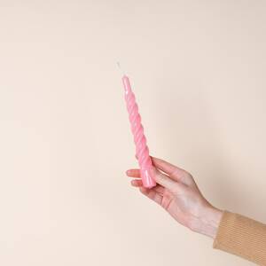 Stabkerze Swirl Pop Light Pink