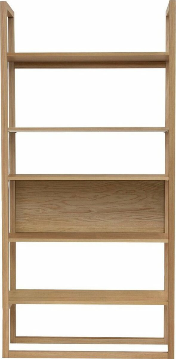 Bild 1 von Woodman Bücherregal New Est, im skandinavischen Design, Gestell aus massiver Eiche, Beige