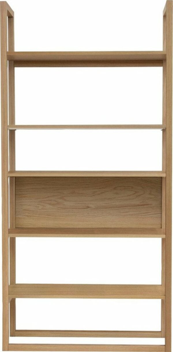 Bild 1 von Woodman Bücherregal New Est, im skandinavischen Design, Gestell aus massiver Eiche, Beige